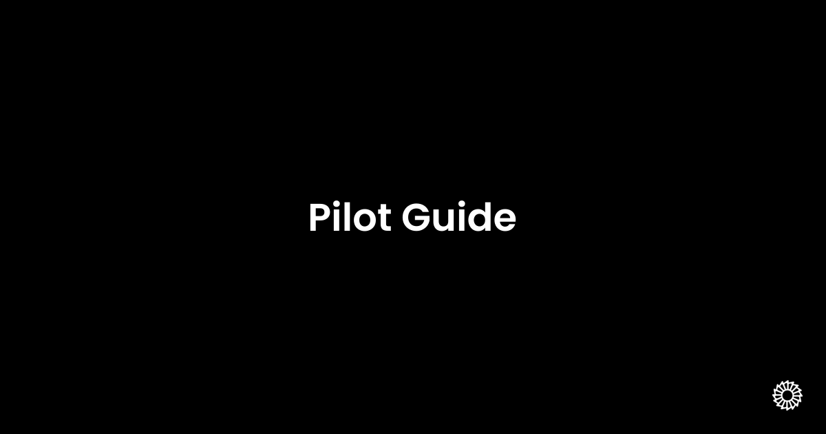 Pilot Guide - Docs