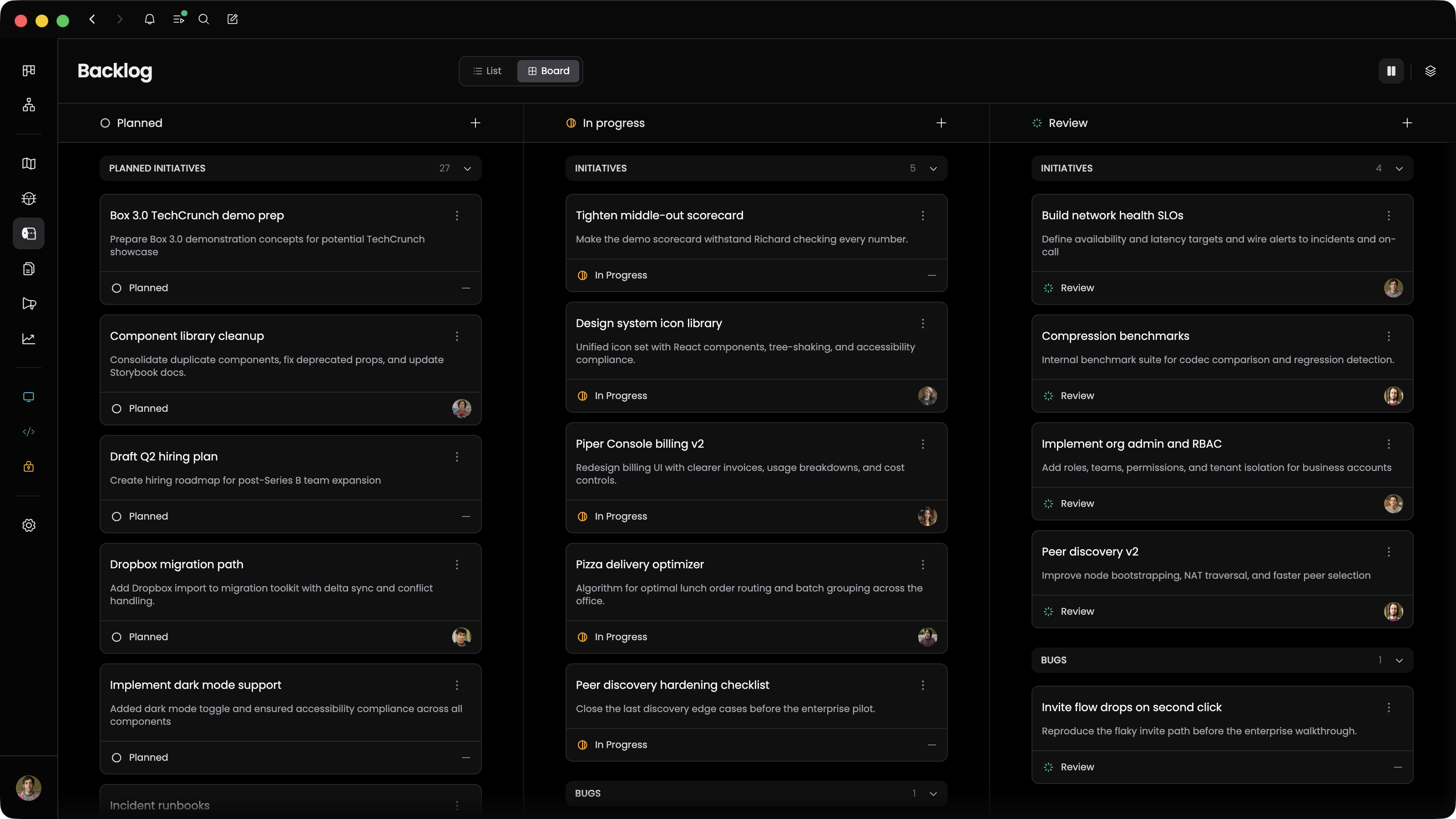 Daily plan built from current Linear issues and ownership