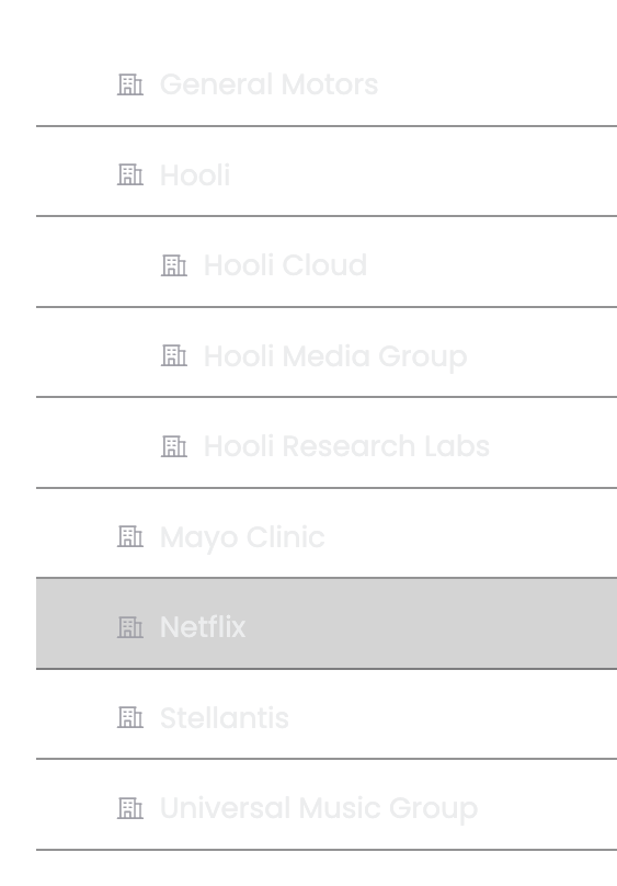 Client accounts organized so every engagement keeps its own context
